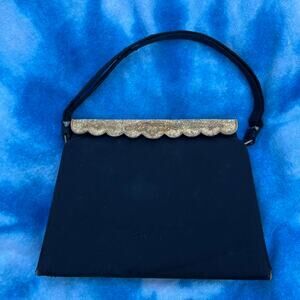 1950s After Five Black Evening Bag